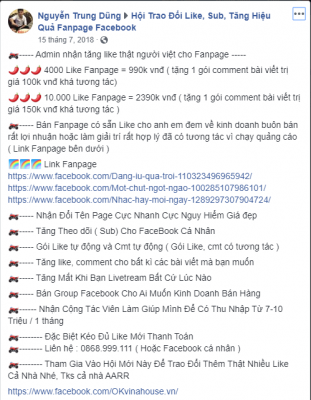 Dịch vụ tăng like, tăng reiview liên quan đến Fanpage Dịch vụ tăng like, tăng reiview liên quan đến Fanpage