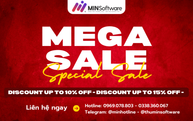 Khuyến Mãi Đặc Biệt Mừng Sinh Nhật Minsoftware 5 Tuổi