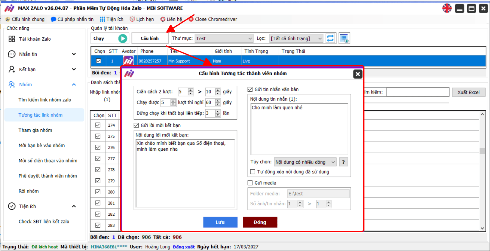 Zalo Group Member Pulling Software - Solution for Building a Community of 1000+ Members
