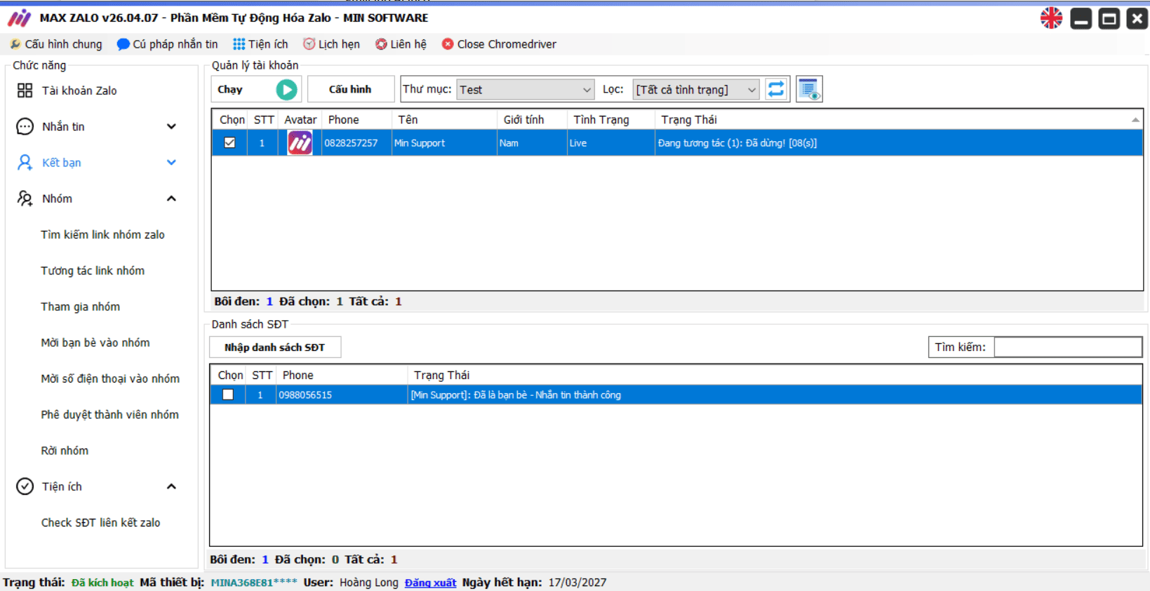 Zalo Group Member Pulling Software - Solution for Building a Community of 1000+ Members