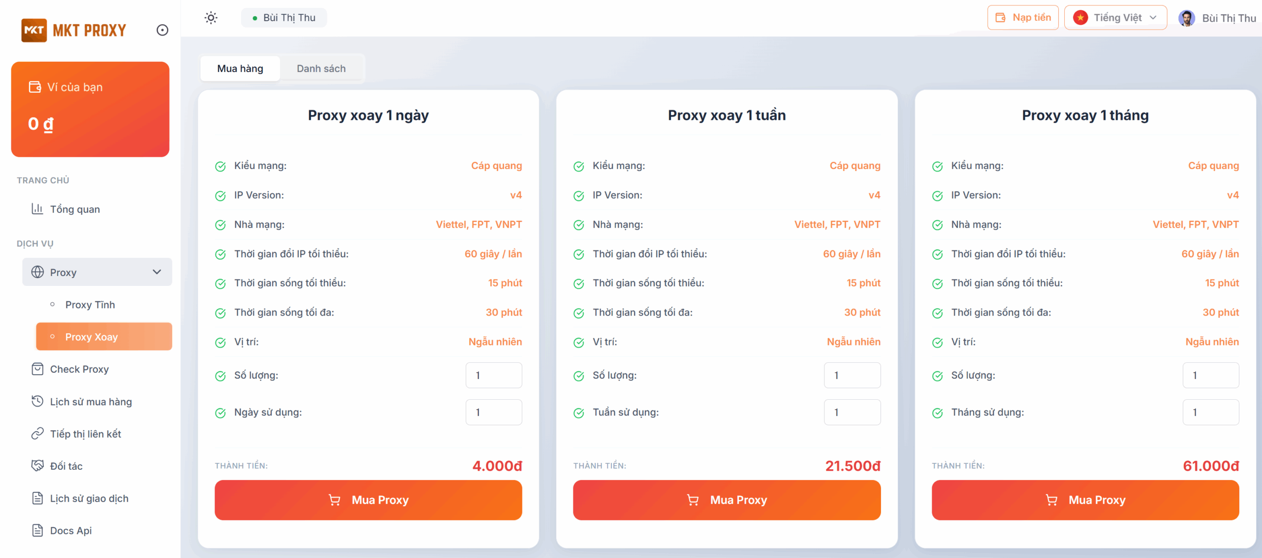 Hướng Dẫn Sử Dụng Mktproxy Trên Max Care Mới Nhất 2025 3 Mua dịch vụ trên Mktproxy.com