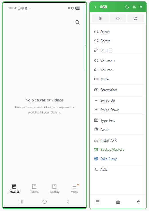Điều khiển Cloud Phone